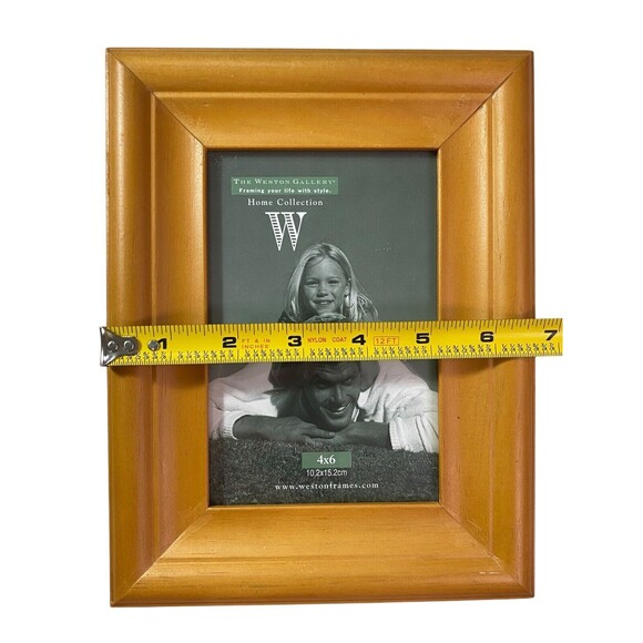 The Weston Gallery Photo Frame 4X6 Home Collection Wood Picture Frame Lot Of 2 - Picture 7 of 9